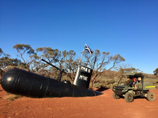 outback survey in red desert